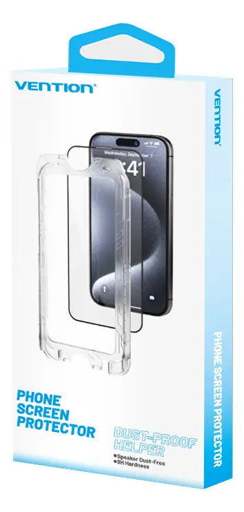 Vidrio Templado Para iPhone 16 Plus Pro Max Film 9d Vention