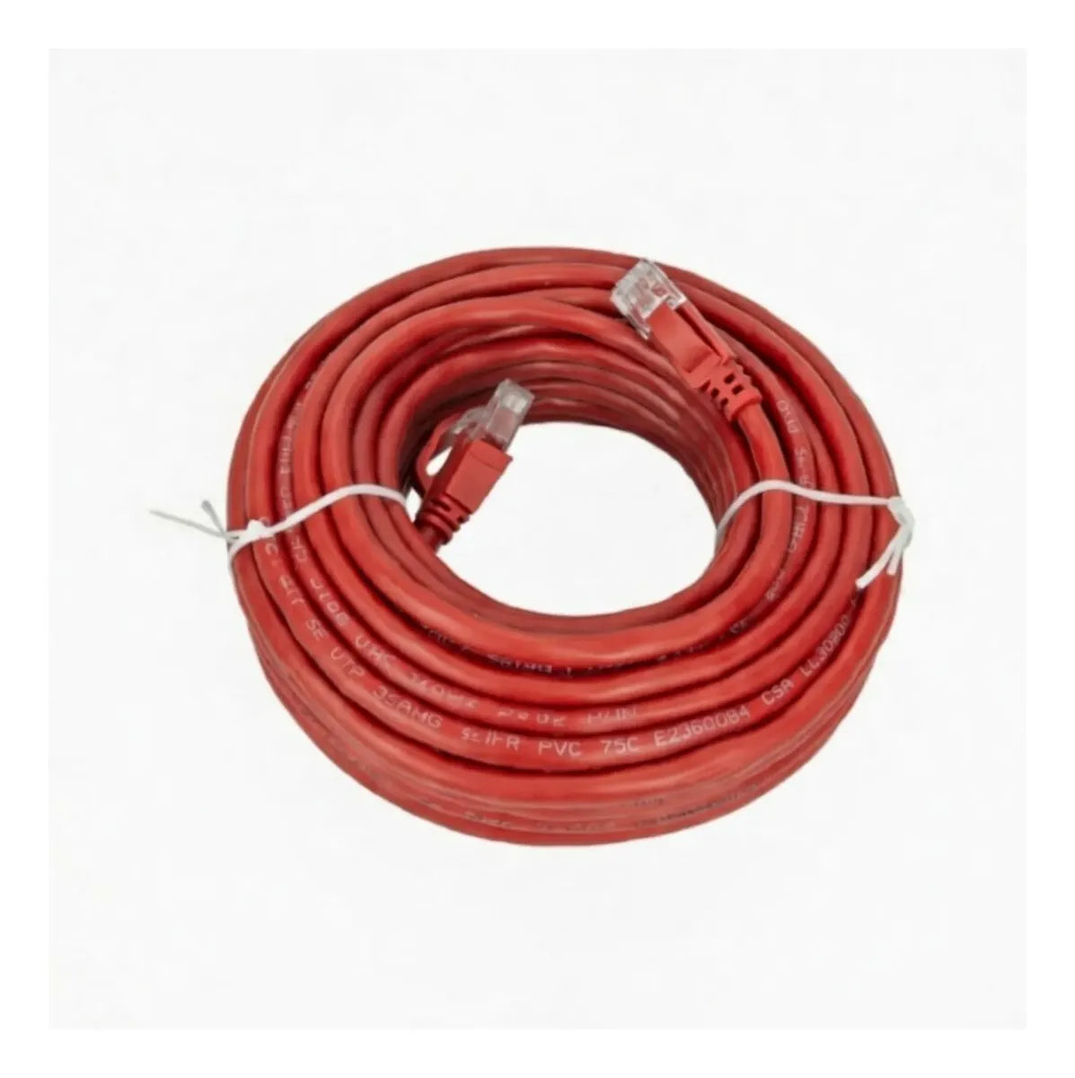 Cable De Red Evox Cat6a 3 M Rojo Patch Cord Rj45 Internet