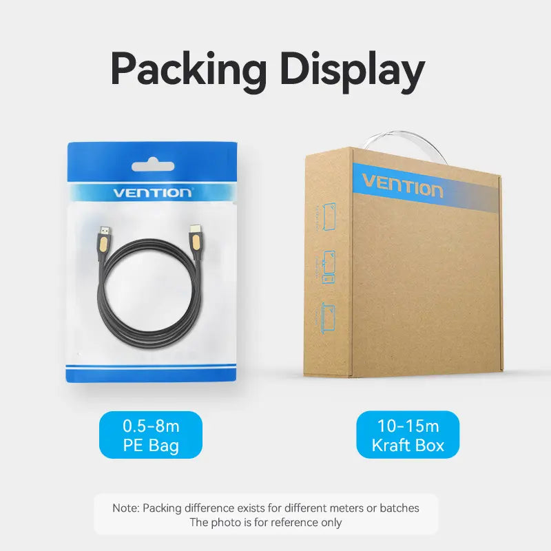 Cable Hdmi 2,0 Certificado Hd 4k 30hz Hdr 15 Metros Vention
