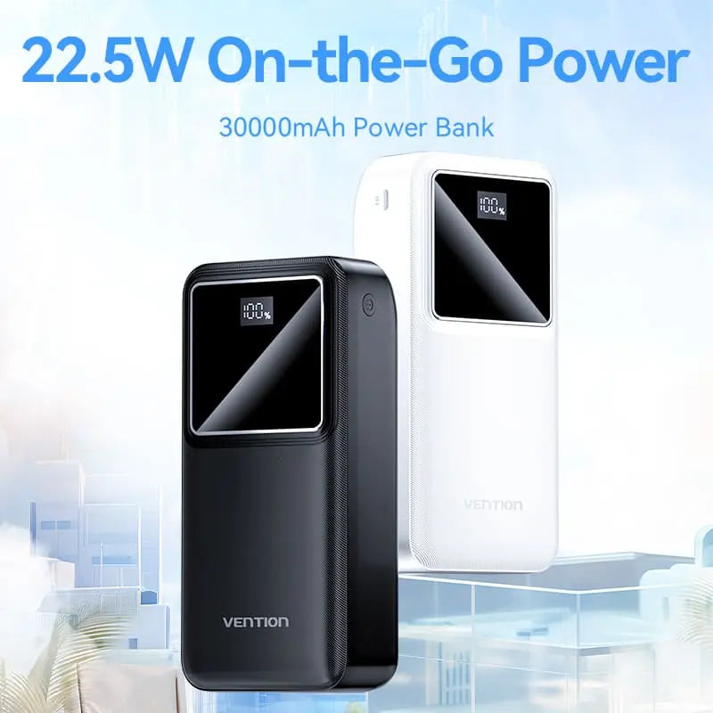 Power Bank Cargador Portatil Carga Rapida 30000 Mah Vention
