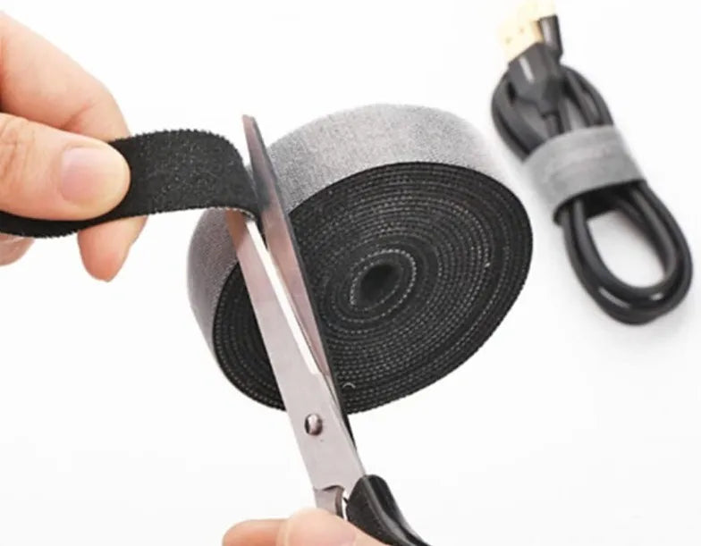 Tira Organizadora De Cables Premium Velcro Nylon 5m Ugreen Negro
