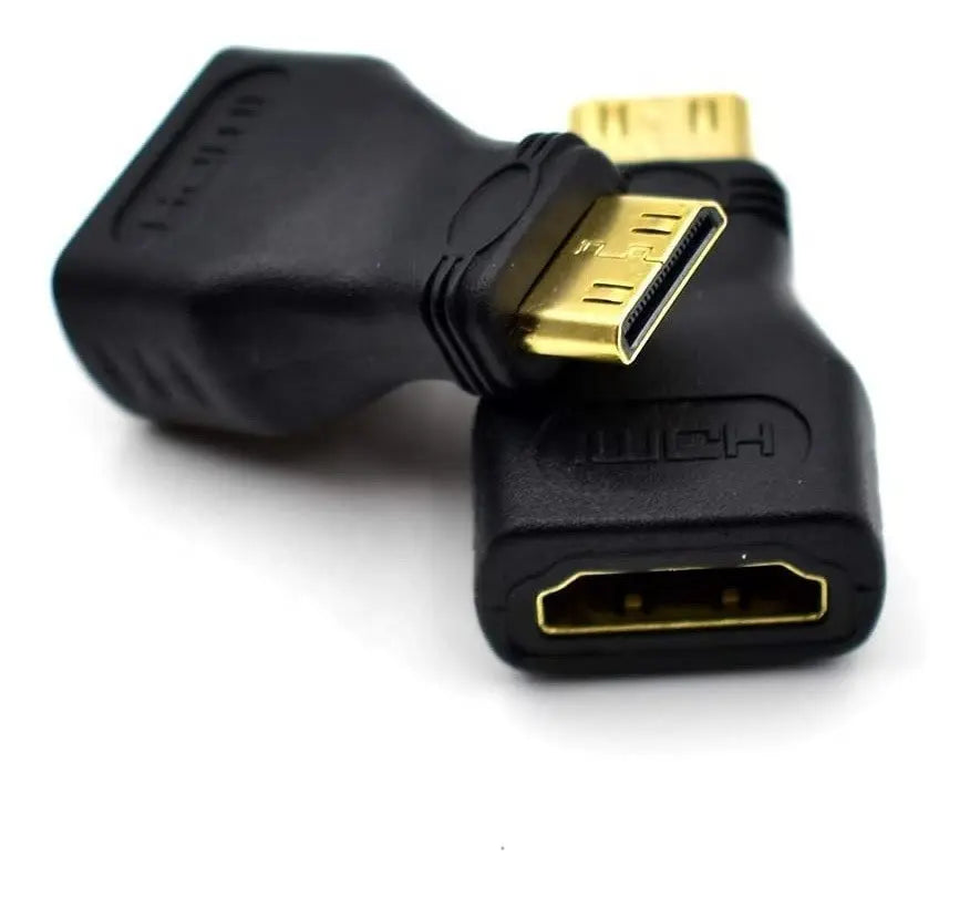 Adaptador Hdmi Hembra A Mini Hdmi Macho V1,4 1080p Evox