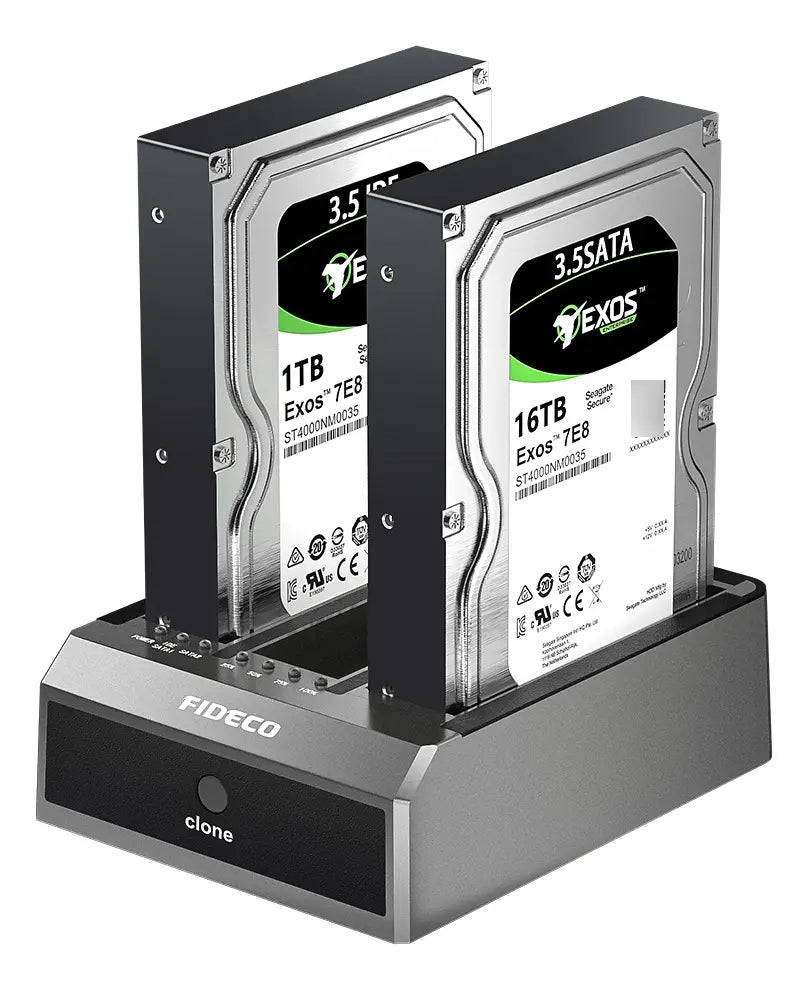 Docking Station 3 Bahias Clonador Ide Sata Hdd Ssd Fideco