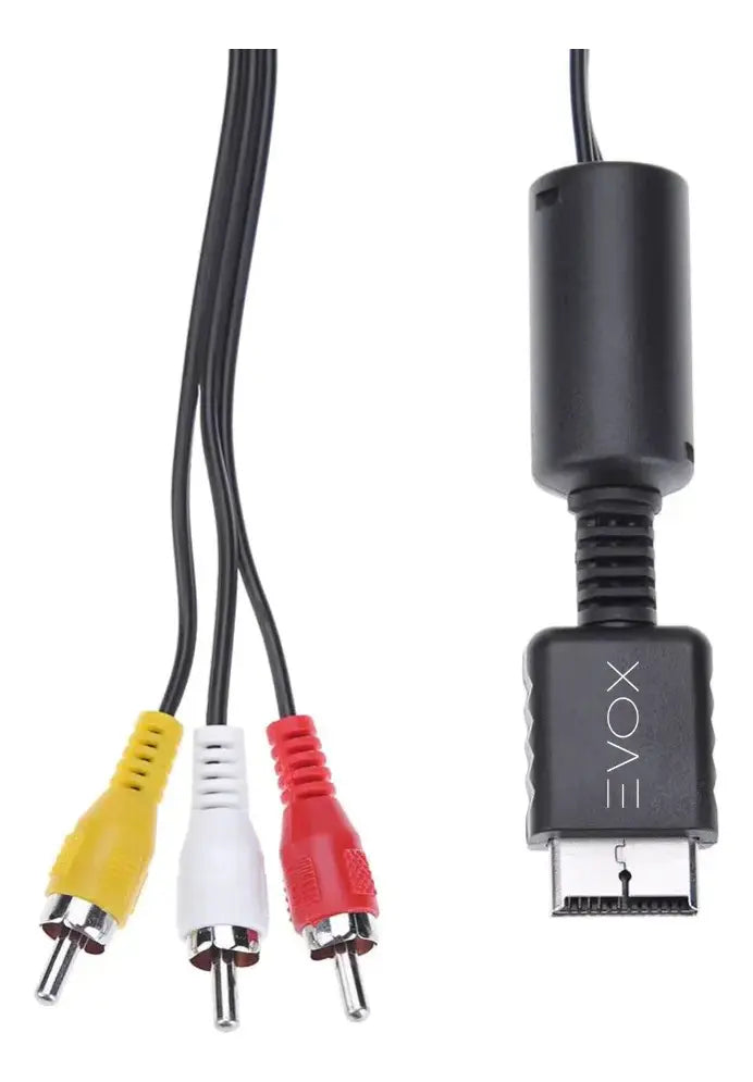 Cable De Audio Y Video Av A Rca Para Ps2 De 1,8 M Evox