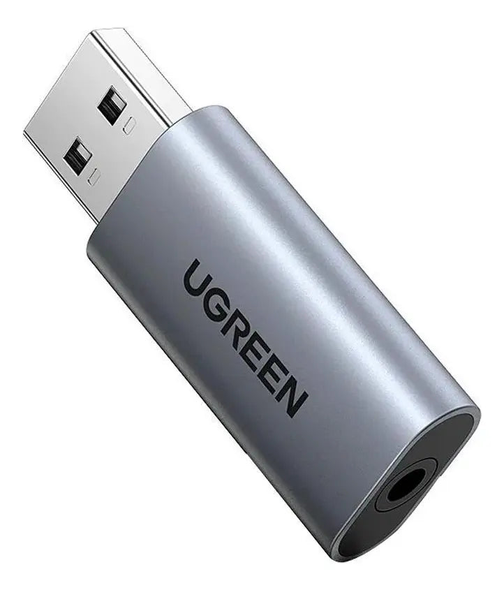 Adaptador De Audio Externo Usb 2,0 A 3,5 Mm Ugreen