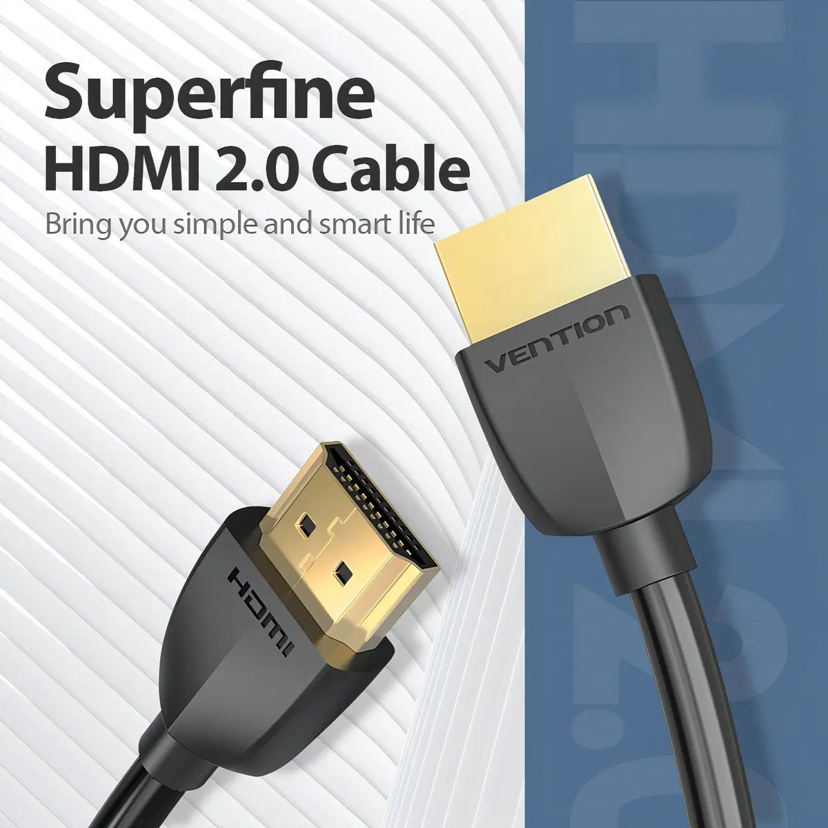 Cable Hdmi 2,0 Certifi Ultra Liviano 4k Hdr 1,5 M Vention