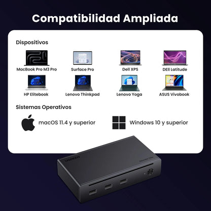 Docking Station 8 En 1 Thunderbolt 4 Estacion Gan Ugreen