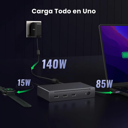 Docking Station 8 En 1 Thunderbolt 4 Estacion Gan Ugreen
