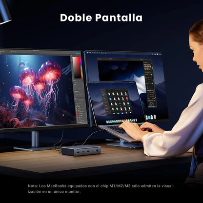 Docking Station 8 En 1 Thunderbolt 4 Estacion Gan Ugreen