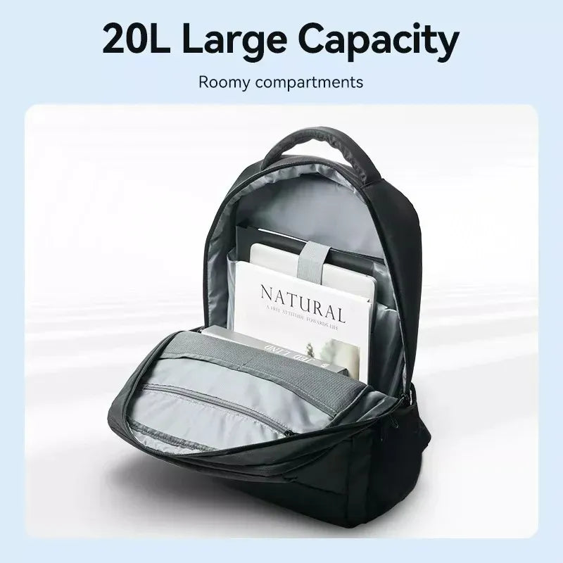 Mochila Para Notebook 15,6 Ejecutiva Resistente Agua Vention - Negro - Liso