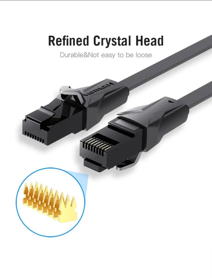 Cable De Red Cat6 Patch Cord Utp Flat 1,5m Rj45 Vention