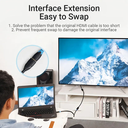 Cable Extensor 0,5 M Hdmi 2,0 Hembra A Hembra 4k Vention