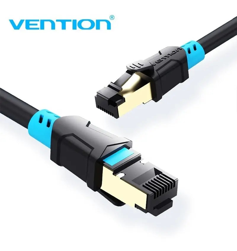 Cable Red Cat 6 Blindado 10m Patch Cord Sstp Rj45 Vention
