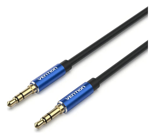 Cable Audio 1 M Stereo Aux Mini Plug 3,5 Jack Azul Vention