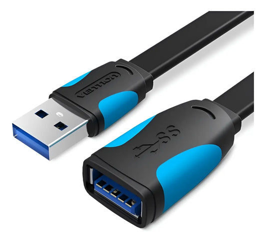 Alargue Usb 3,0 Cable 3 M Extensor Alta Velocidad Vention Negro