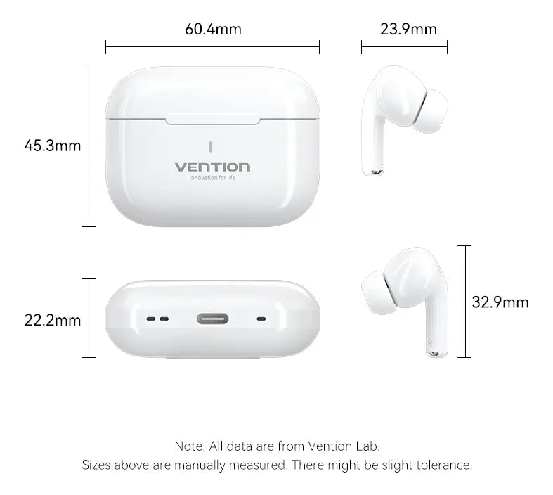 Auriculares Inalambricos Bluetooth 5,4 In-ear E11 Vention Negro