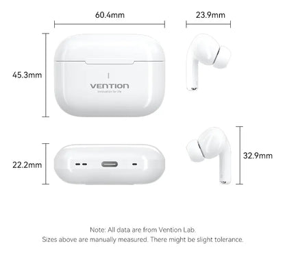 Auriculares Inalambricos Bluetooth 5,4 In-ear E11 Vention Negro