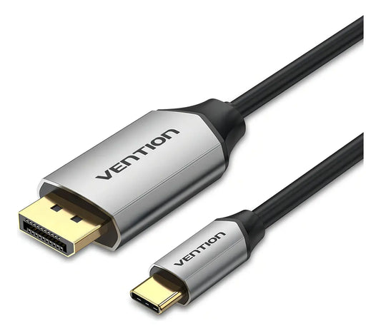 Cable Adaptador Usb-c A Displayport Dp 4k 60hz 1m Vention Negro