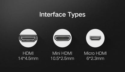 Ficha Adaptador Hdmi 2,0 4k Macho A Hembra Curvo 270° Ugreen