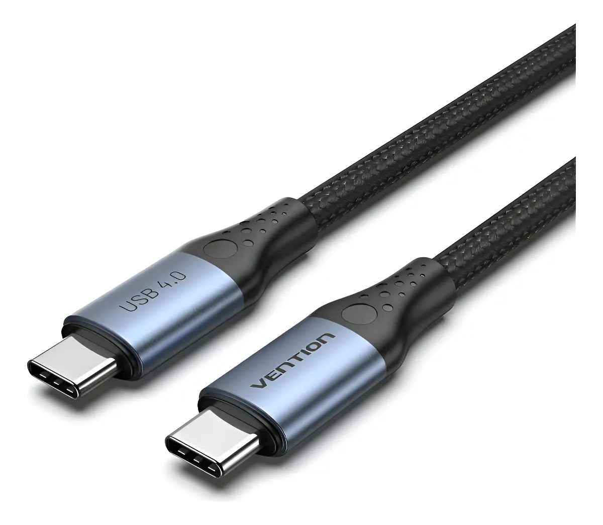 Cable Usb C 4,0 Trenzado 8k 60hz 5a 240w 40gbps 1m Vention - Negro