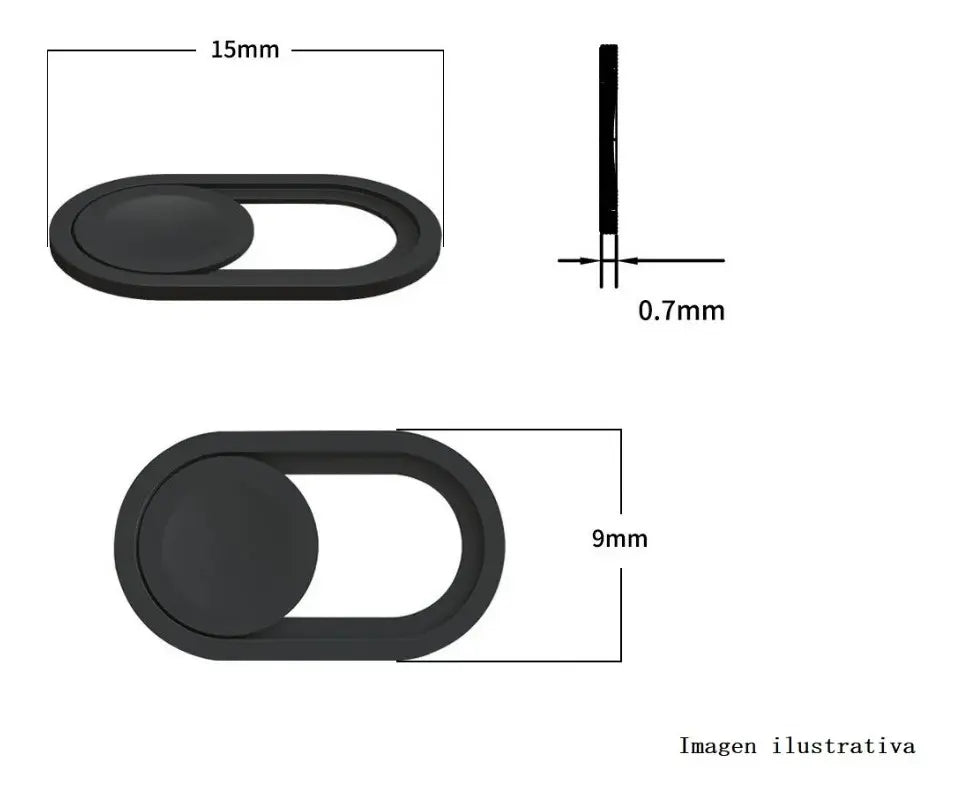 Tapa Camara Webcam Cover Para Celular Notebook Spyslide