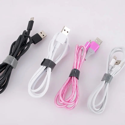 Tira Organizadora De Cables Evox 1 M Cinta Autoadhesivo Negro