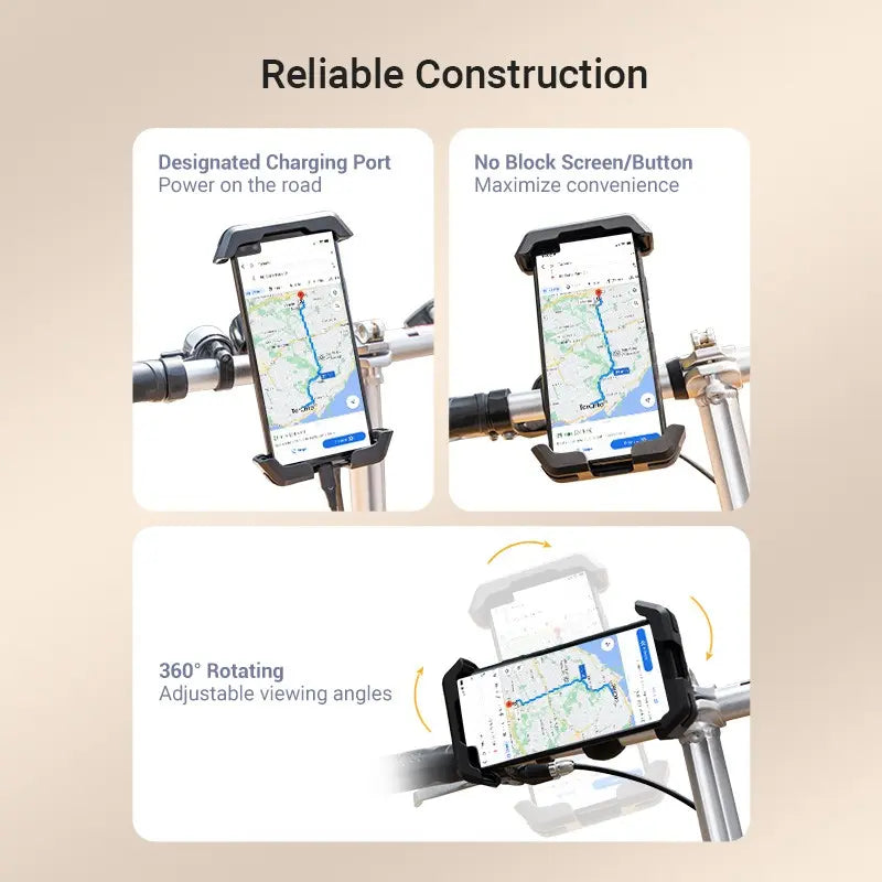 Soporte De Telefono Celular Para Bicicleta Y Moto Vention