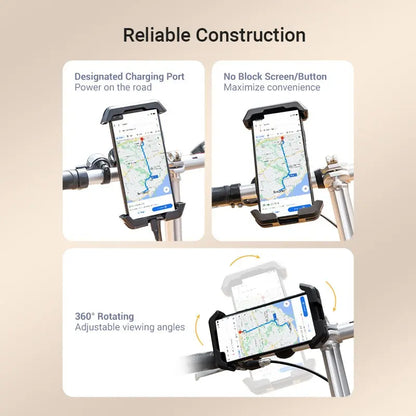 Soporte De Telefono Celular Para Bicicleta Y Moto Vention