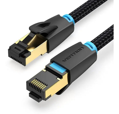 Cable De Red Trenzado Cat8 5 M Patch Cord Sftp Rj45 Vention