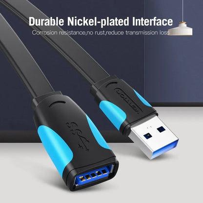 Alargue Usb 3,0 Cable 0,5 M Extensor Alta Velocidad Vention Negro