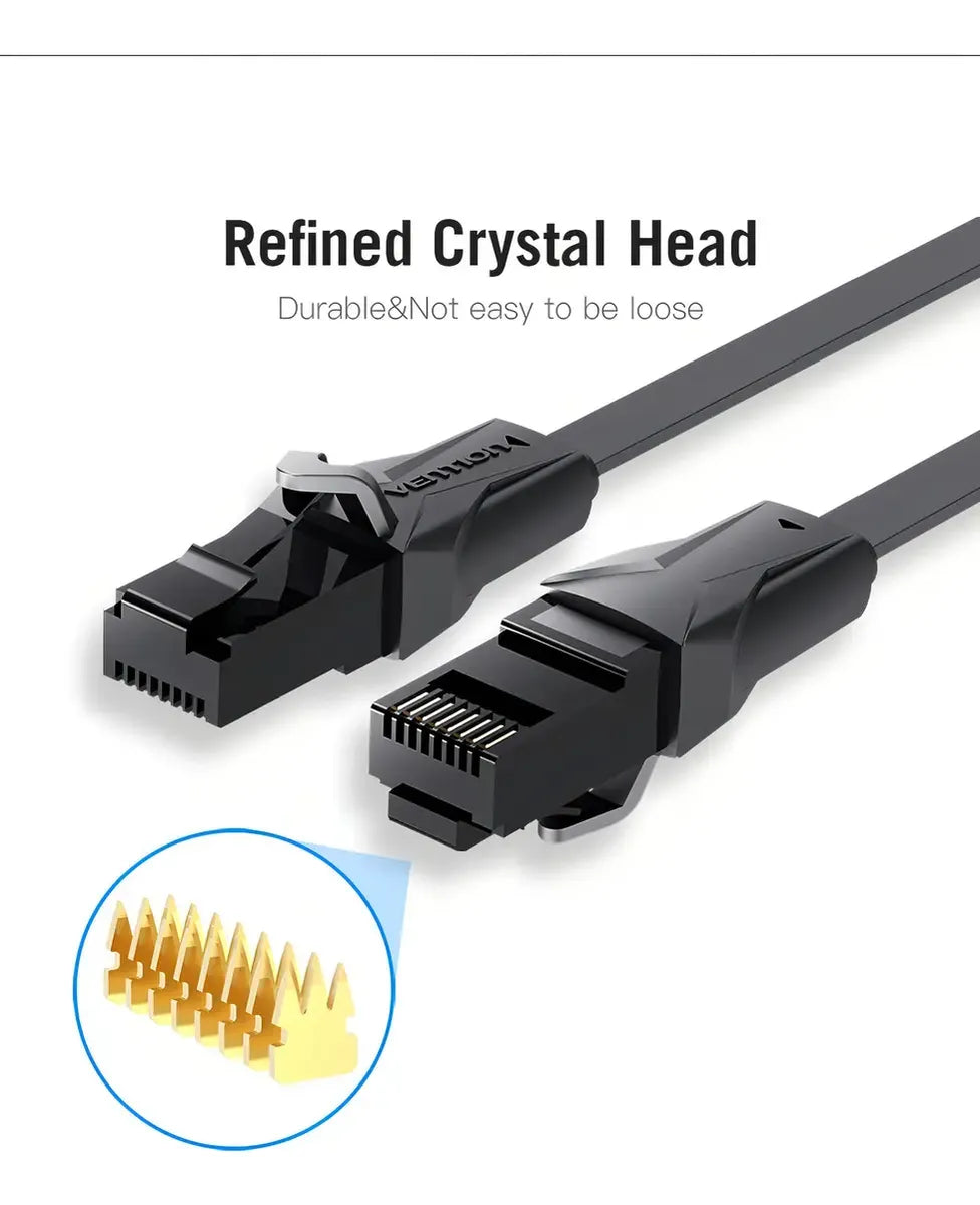 Cable De Red Cat6 Patch Cord Utp Flat 1,5 M Rj45 - Vention