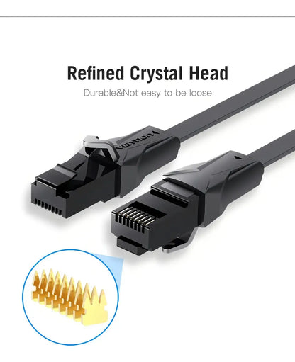 Cable De Red Cat6 Patch Cord Utp Flat 1,5 M Rj45 - Vention