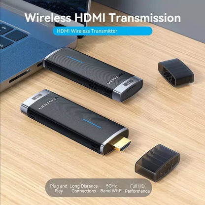 Transmisor Adicional - Hdmi Inalambrico Vention Tx Wireless Negro