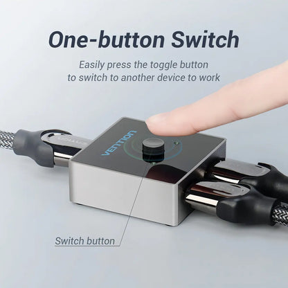 Splitter Premium Switch Bidireccional Hdmi 2 A 1 - Vention
