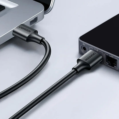 Cable Usb 2,0 Premium Macho A Macho 1,5m Carga Y Dato Ugreen Negro