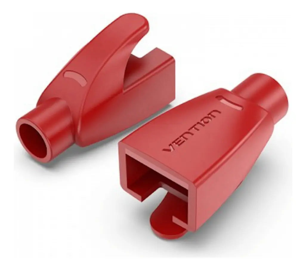 Bolsa 100 Capuchones Rj45 Fichas Cable De Red Negro Vention