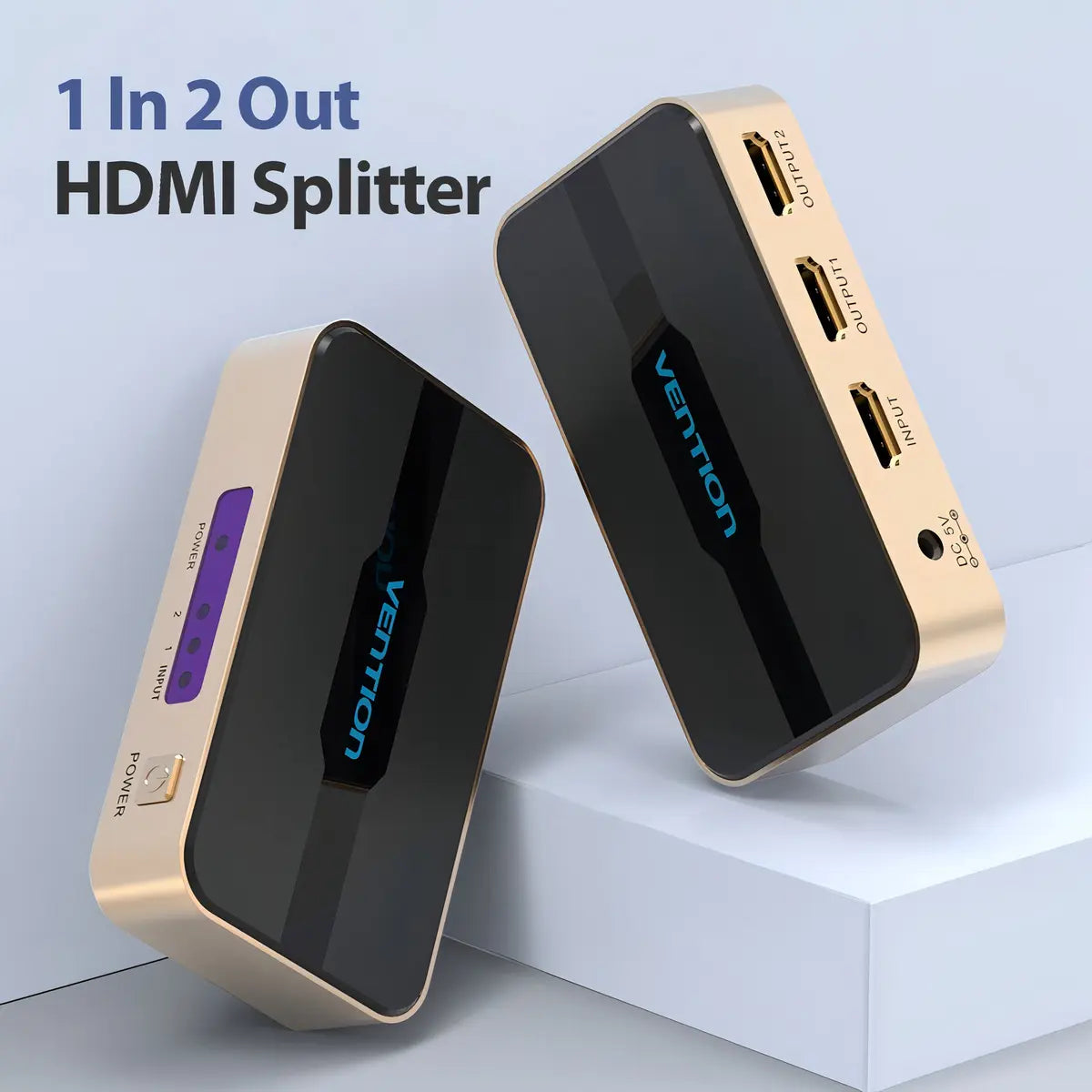 Switch Splitter Hdmi 1,4 1 In 2 Out Hd 4k 3d 1080p Vention