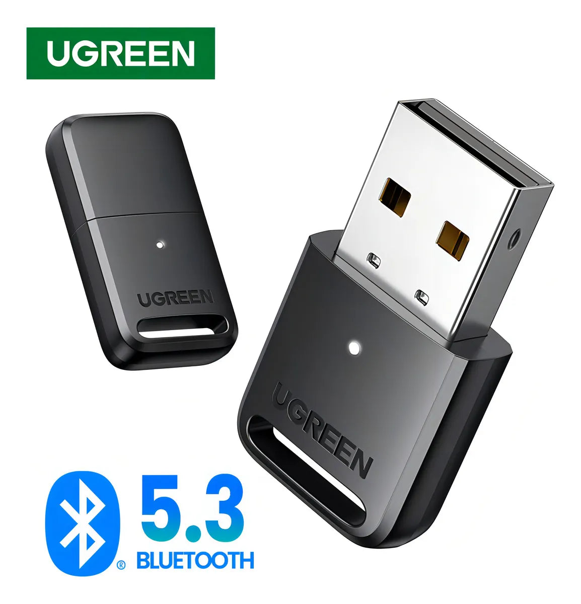 Receptor Bluetooth 5,3 Usb Adaptador Para Pc 20m Ugreen