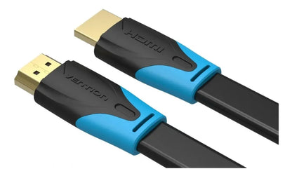 Cable Plano Hdmi 2,0 4k Hdr Arc 3 Metros 18 Gbps Vention