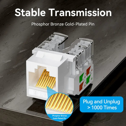 Jack Rj45 Keystone Ficha Utp Cat6 1000mb Vention