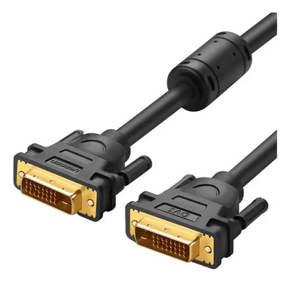 Cable Dvi 24+1 Bidireccional Macho A Macho Negro 2m Ugreen