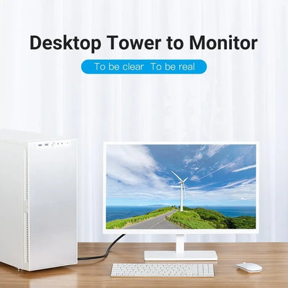 Cable Vga 2m Monitor Video Con Filtro De Ferrite Vention