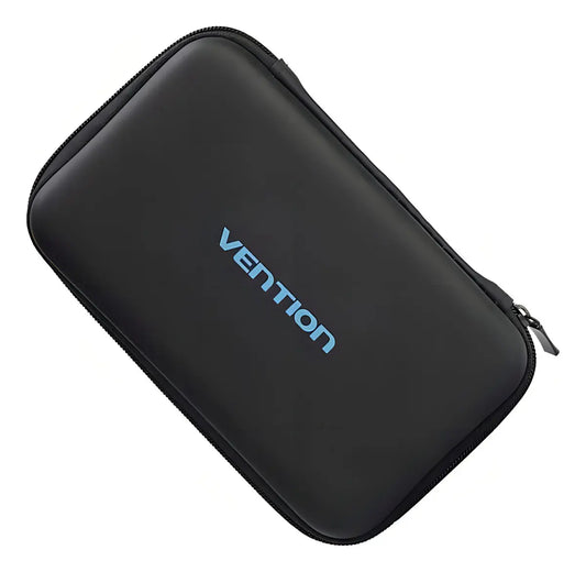 Estuche Portatil Para Disco Duro Externo Power Bank Vention Negro