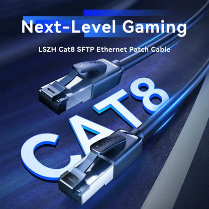 Cable De Red Cat8 Rj45 Sftp Lszh Gamer 0,5 Metros Vention