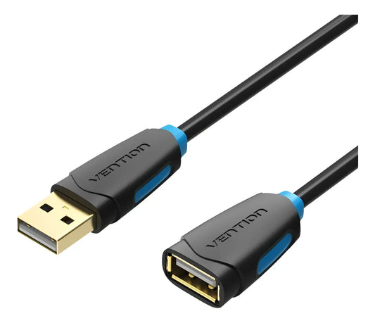 Alargue Usb 2,0 Cable 5m Extensor Alta Velocidad Vention Negro