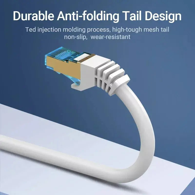 Cable Red Cat7 Sftp Patch Cord 10gb 600hz 75 Cm Gris Vention