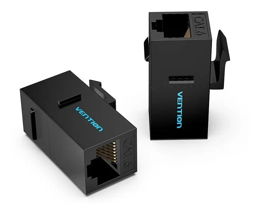 Adaptador Union Ficha Cat6 Utp Rj45 Hembra Pack X5 Vention