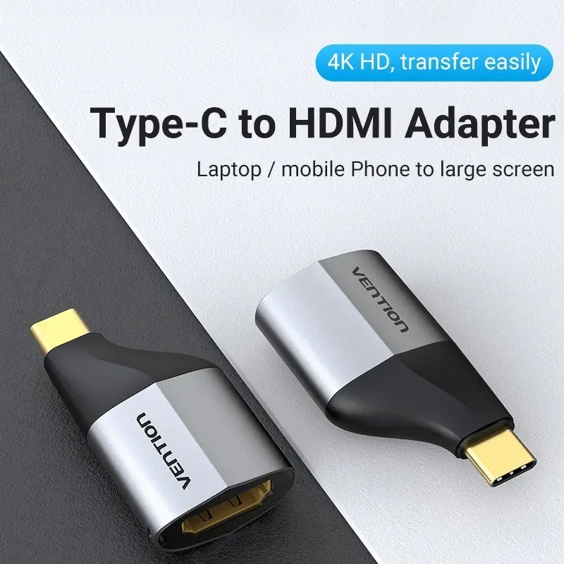 Adaptador Usb-c A Hdmi Uhd 4k 60hz Pc Mac Celular Vention