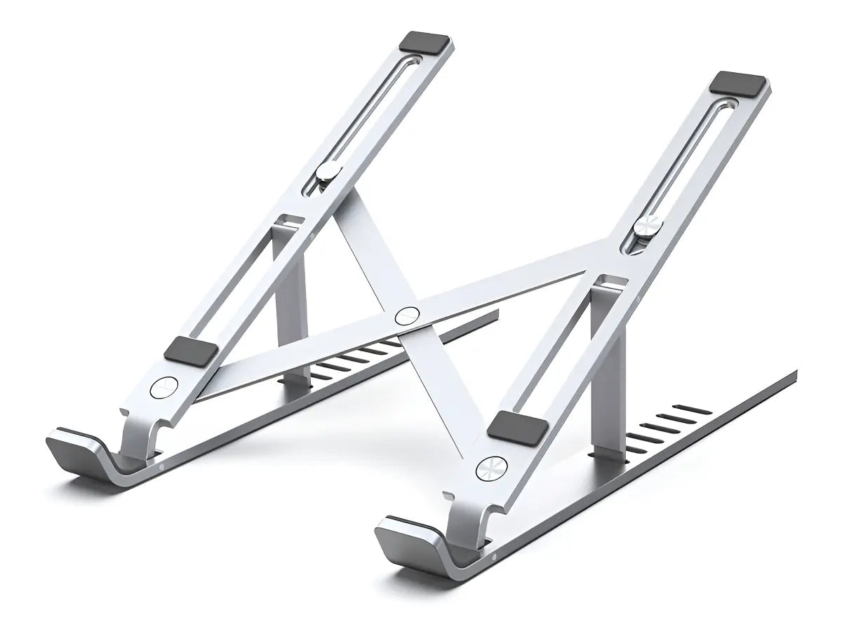 Soporte Notebook Aluminio Regulable Anti Deslizante Vention Plateado