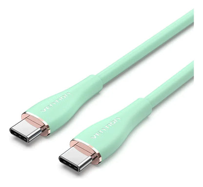 Cable Usb C Carga Rapida 1,5m 5a 100w Pd Silicona Vention